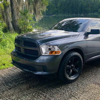 Spec D Euro Headlights (Chrome): Dodge Ram 2009 - 2016