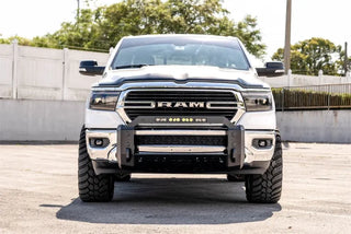 N-Fab HVM Bull Bar Front: Fits Most Ram 1500 Models (2019-2024) - Textured Black