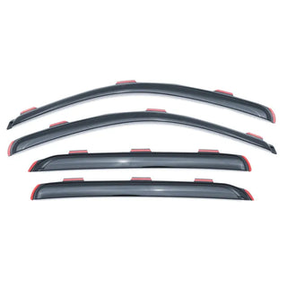 LUND Ventvisor Elite 4-Piece Window Deflector Kit: Dodge Ram 1500 Crew Cab (19-24) - Blue Grey