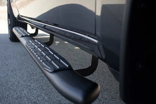 Fishbone Offroad 5-Inch Oval Side Steps (BODY MOUNTED): Ram 1500 Quad Cab (19-24) - Black