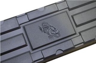 Fishbone Offroad 5-Inch Oval Side Steps (BODY MOUNTED): Ram 1500 Quad Cab (19-24) - Black