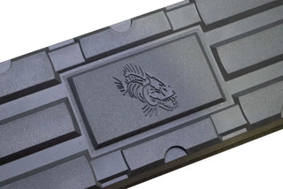 Fishbone Offroad 5-Inch Oval Side Steps (CREW CAB): Dodge Ram 1500 (2019-2024) - Black Textured