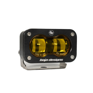 Baja Designs S2 SAE Dual Fog Pocket Light Kit (FRONT): Ram 1500 Rebel / TRX (2019-2022) - Amber