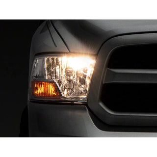 Raxiom Axial OEM Style Replacement Headlights: Fits Dodge / Ram 1500 / 2500 / 3500 (02-18) - Chrome
