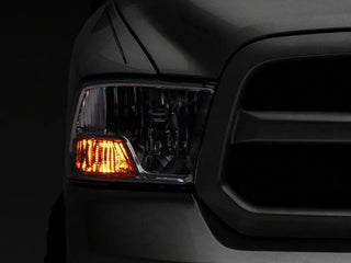 Raxiom Axial OEM Style Replacement Headlights: Fits Dodge / Ram 1500 / 2500 / 3500 (02-18) - Chrome