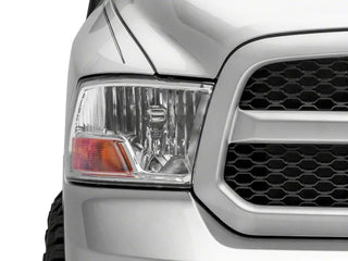 Raxiom Axial OEM Style Replacement Headlights: Fits Dodge / Ram 1500 / 2500 / 3500 (02-18) - Chrome