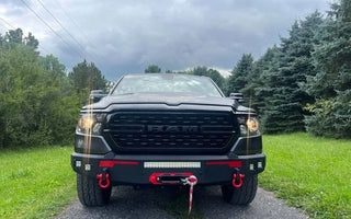 Fishbone Offroad Pike Front Bumper (FRONT): Ram 1500 (2019-2024) - Black