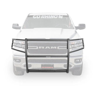 Go Rhino 3100 Series StepGuard Center Grille & Brush Guards: Ram 1500 (19-24) - Textured Black
