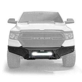 Go Rhino Element Front Bumper w/ Power Bar (FRONT): Ram 1500 (19-24) - Textured Black