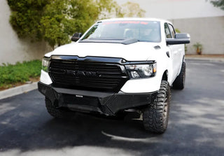 Go Rhino Element Front Bumper w/ Power Bar (FRONT): Ram 1500 (19-24) - Textured Black