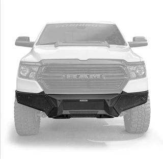 Go Rhino Element Front Bumper w/ Power Bar (FRONT): Ram 1500 (19-24) - Textured Black