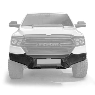 Go Rhino Element Front Bumper w/ Fixed Light Bar Mount (FRONT): Ram 1500 (19-24) - Textured Black