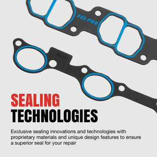 Fel-Pro Fuel Injection Plenum Gasket Set: Fits Most Jeep / Dodge Models (1993-2010)