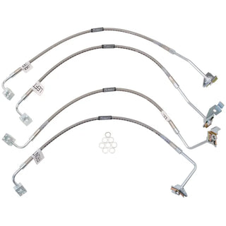 Russell Perf Brake Line Kit w/ 4in Lift: Jeep Wrangler (07-18)