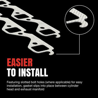 Fel-Pro Exhaust Manifold Gasket Set: Ram 1500 / Jeep Grand Cherokee / Wrangler (11-26)