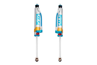 King Shocks Front 2.5 Dia Piggy Hose Reservoir Shock w/ Adjuster (FRONT): Jeep Wrangler (07-18)