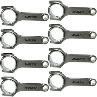 Manley Performance 6.200" Stock Length H-Beam Connecting Rod Set ARP 2000 (F&R): Chrysler 6.4L 392 / 6.2L HEMI