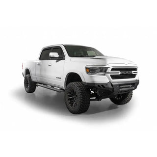 Addictive Desert Designs Black Label Front Bumper: Ram 1500 (2019-2024) - Hammer Black Powder Coat