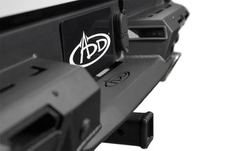 Addictive Desert Designs Black Label Rear Bumper: Ram 1500 (2019-2024) - Hammer Black/Satin Black