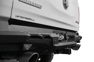 Addictive Desert Designs Black Label Rear Bumper: Ram 1500 (2019-2024) - Hammer Black/Satin Black