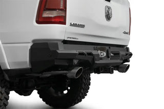 Addictive Desert Designs Black Label Rear Bumper: Ram 1500 (2019-2024) - Hammer Black/Satin Black
