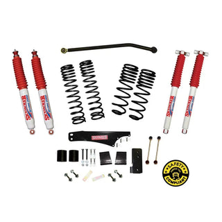 Skyjacker 3.5-4in Long Travel Lift Kit (F&R) w/ Hydro 7000 Shocks: Jeep Wrangler (07-18)