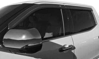 Husky Liners Low Profile In-Channel Ventvisor 4pc (SMOKE): Ram 1500 Quad Cab (2019-2024)