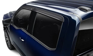 Husky Liners 19-25 RAM 1500 Mega Cab (Inc. TRX) In-Channel Mount Ventvisor Low Profile (4pc) - Smoke