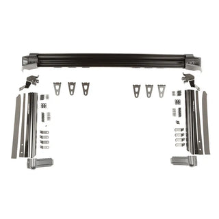 Rugged Ridge Elite Fast Track Windshield Light Bar Mount w/ Crossbar: Jeep Wrangler (07-18)