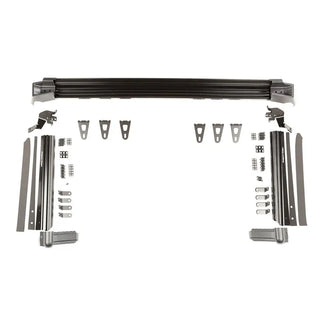 Rugged Ridge Elite Fast Track Windshield Light Bar Mount w/ Crossbar: Jeep Wrangler (07-18)