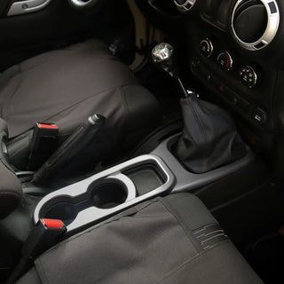 Rugged Ridge Charcoal Center Cup Console: Fits Most Jeep Wrangler Models (2007-2018)