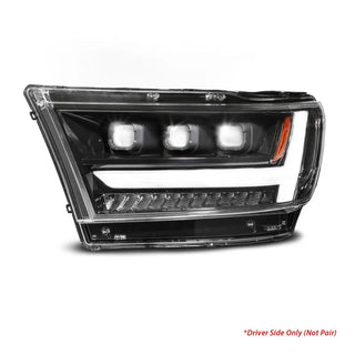 ANZO Full LED Projector Headlight w/ DRL & Sequential Signal (DRIVER): Ram 1500 (19-24) - Black