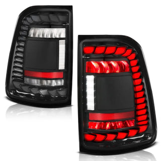 ANZO Full LED Tail Lights w/ Sequential Signal (REAR): Ram 1500 (19-24) - Black