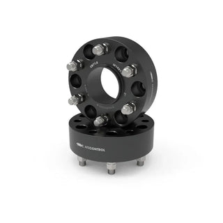 aFe CONTROL Forged Aluminum Wheel Spacers 6x139.7 2in Thick (PAIR): Ram 1500 (19-26) - Black Anodized