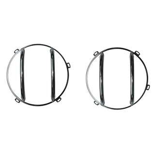 Rugged Ridge Stainless Steel Headlight Euro Guard Kit: Fits Most Jeep Wrangler Models (2007-2018)