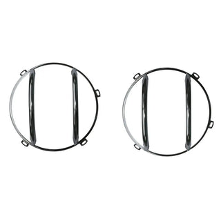 Rugged Ridge Stainless Steel Headlight Euro Guard Kit: Fits Most Jeep Wrangler Models (2007-2018)