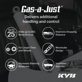 KYB Gas-a-Just Rear Shock: Ram 1500 4WD/RWD (2019-2024) Excluding Rebel and TRX