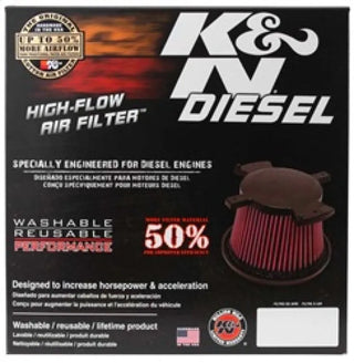 K&N Drop-In Air Filter: Dodge Ram 5.9L Diesel 2003 - 2009