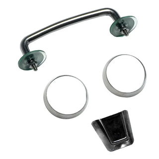 Rugged Ridge Stainless Steel Windshield Tie Down Kit: Fits Most Jeep Wrangler Models (2007-2018)