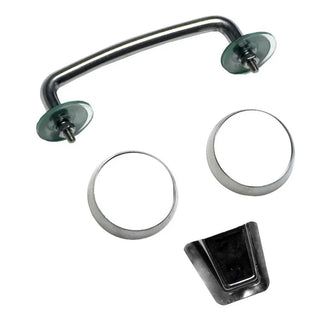 Rugged Ridge Stainless Steel Windshield Tie Down Kit: Fits Most Jeep Wrangler Models (2007-2018)