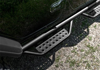 N-Fab RS Nerf Step Full Length (4-DOOR): Fits Most Jeep Wrangler Models (2007-2018) - Textured Black
