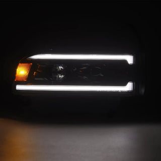AlphaRex LUXX LED Projector Headlights w/ Activ Light, Sequential Signal, SB DRL: Dodge Ram (94-01)