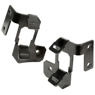 Rugged Ridge Semi-Gloss Black Steel A-Pillar Light Mount: Jeep Wrangler (07-18)