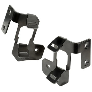 Rugged Ridge Semi-Gloss Black Steel A-Pillar Light Mount: Jeep Wrangler (07-18)