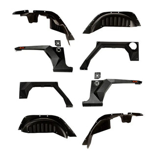 Rugged Ridge XHD Armor Fenders and Liner Kit: Fits Most Jeep Wrangler Models (2007-2018)