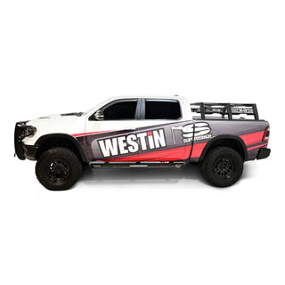 Westin AT6 Running Boards (BLACK): Ram 1500 Crew Cab (2019-2026)