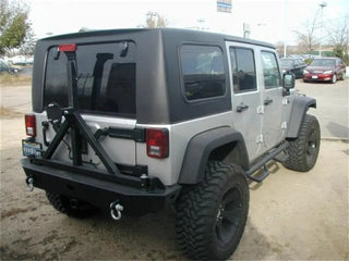 N-Fab Wheel-to-Wheel Nerf Step Bar 3in: Jeep Wrangler (07-18) - Black