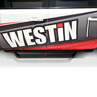Westin Outlaw Drop Running Boards 1.5" Mandrel-Bent Steel Tube (TEXTURED BLACK): Ram 1500 (19-26)