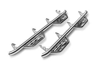 N-Fab Podium SS Polished SS Side Step (WHEEL-TO-WHEEL): Jeep Wrangler (07-18)