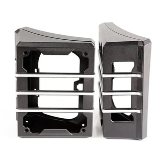 Rugged Ridge Brushed Black Elite Tail Light Guards: Fits Most Jeep Wrangler Models (2007-2018)